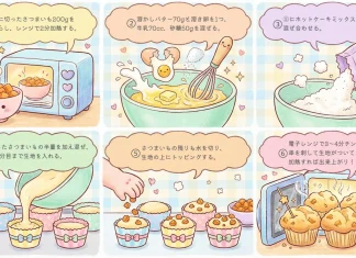 さつまいも蒸しパンのレシピ