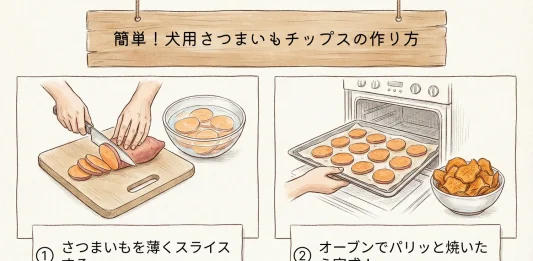 犬用さつまいもチップスの作り方