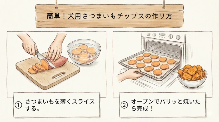 さつまいもは犬にあげても大丈夫！注意したいポイントを紹介！