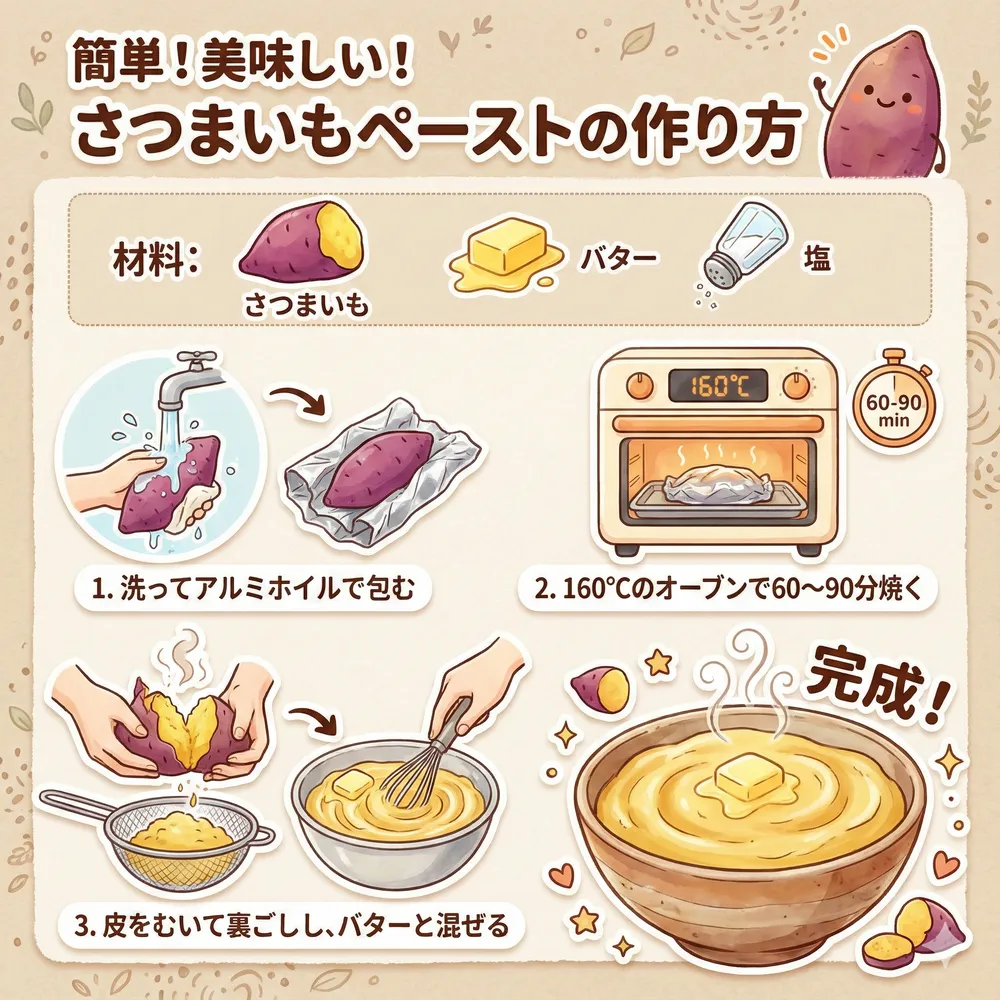 さつまいも　ペースト