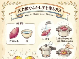 さつまいも　圧力鍋