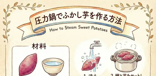 さつまいも　圧力鍋