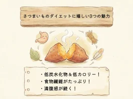さつまいもの炭水化物量は多い？少ない？