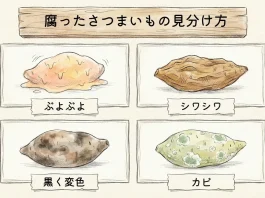 腐ったさつまいもの見分け方