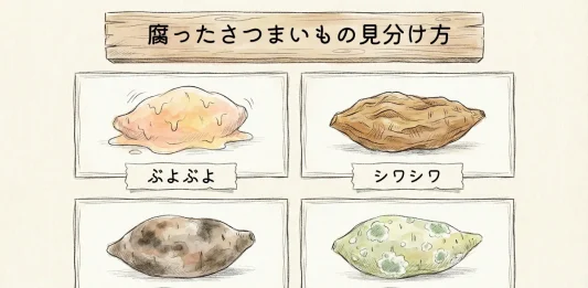 腐ったさつまいもの見分け方