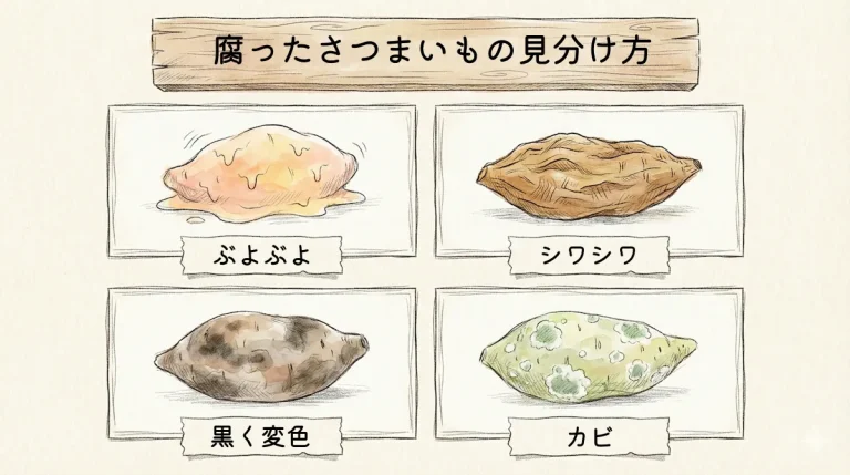 さつまいもの賞味期限ってどれくらい？腐ったさつまいもの見分け方も解説