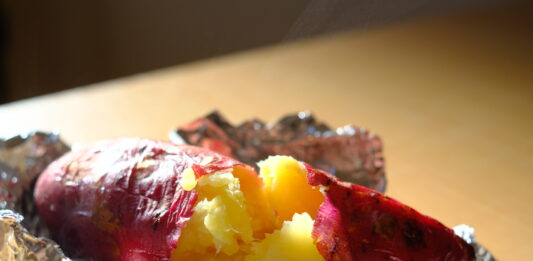 さつまいも　トースター