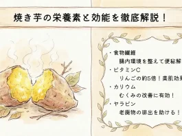 焼き芋の栄養素と効能について徹底解説！