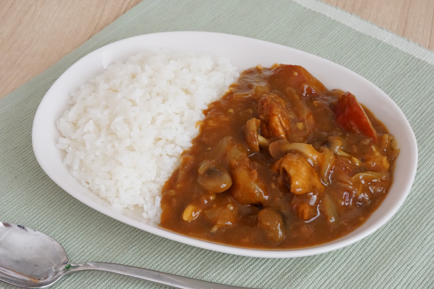 さつまいもと鶏もも肉のカレー